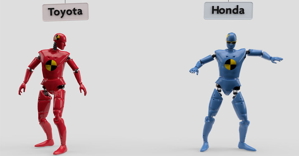 Honda vs Toyota Spot